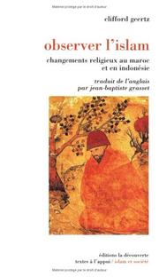 Cover of Islam Observed by Clifford Geertz