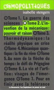Front cover of L' invention de la mécanique by Isabelle Stengers
