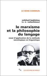 Cover of Marksizm i filosofii︠a︡ i︠a︡zyka by V. N. Voloshinov