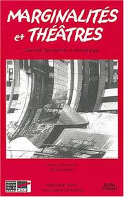 Cover of Marginalités et théâtres by Sylvie Jouanny