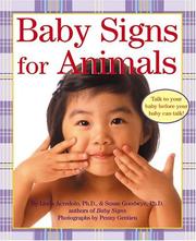 Cover of Baby signs for animals by Linda Acredolo