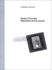 Front cover of Manifeste contra-sexuel by Paul B. Preciado