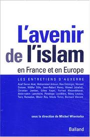 Front cover of L' avenir de l'islam en France et en Europe by Entretiens d'Auxerre (2002)