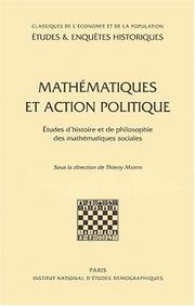 Front cover of Mathematiques et action politique by Thierry Matin