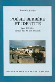 Front cover of Poésie berbère et identité by Tassadit Yacine-Titouh
