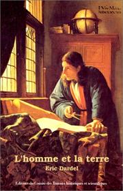 Front cover of L' homme et la terre by Eric Dardel