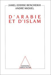 Front cover of D'Arabie et d'Islam by Jamel-Eddine Bencheikh