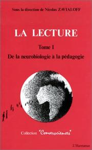 Cover of La Lecture by Zavialoff N.