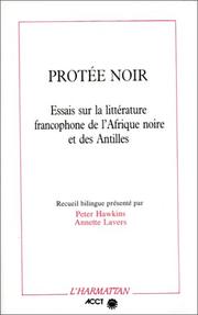 Cover of Protée noir by Peter Hawkins