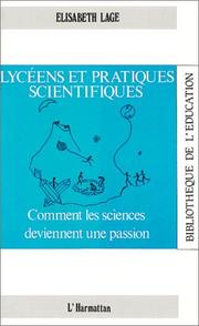 Front cover of Lycéens et pratiques scientifiques by Elisabeth Lage