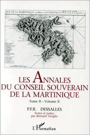 Front cover of Les annales du Conseil souverain de la Martinique by Pierre-François-Régis Dessalles