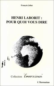 Front cover of Henri Laborit by François Joliat