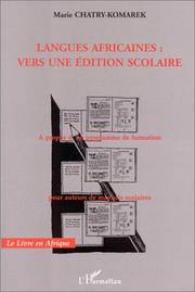 Cover of Langues africaines by Marie Chatry-Komarek
