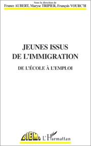 Front cover of Jeunes issus de l'immigration by Maryse Tripier