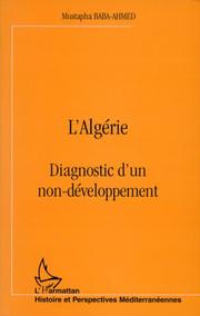 Front cover of L' Algérie by Mustapha Baba-Ahmed