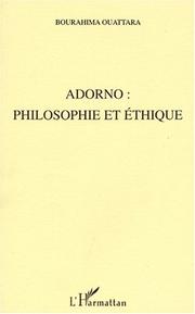 Front cover of Adorno by Bourahima Ouattara