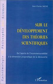 Front cover of Sur le développement des théories scientifiques by Jean-Charles Sacchi