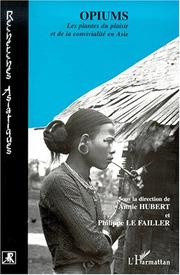 Cover of Opiums by Annie Hubert-Bare