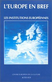 Front cover of L' Europe des régions by François Saint-Ouen