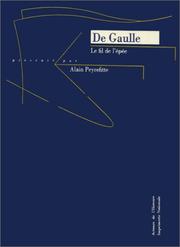 Front cover of Le fil de l'épée by Charles de Gaulle