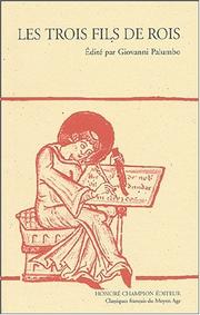 Cover of Les trois fils de rois by David Aubert