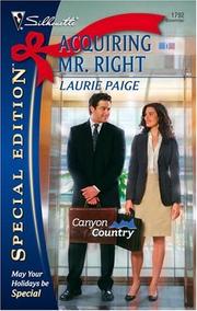 Cover of Acquiring Mr. Right by Laurie Paige