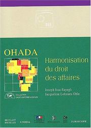 Cover of OHADA by Joseph Issa-Sayegh