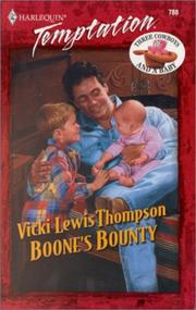 Cover of Boone's Bounty by Vicki Lewis Thompson