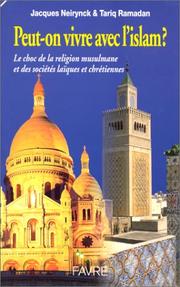 Front cover of Peut-on vivre avec l'islam by Tariq Ramadan