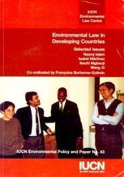 Cover of Environmental law in developing countries by Nazrul Islam