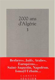 Cover of 2000 ans d'Algérie by Unknown
