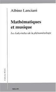 Front cover of Mathématiques et musique by Albino Attilio Lanciani