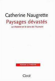 Cover of Paysages dévastés by Catherine Naugrette