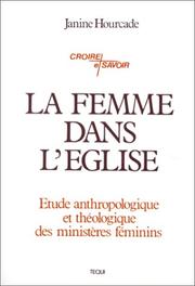 Front cover of La femme dans l'Eglise by Janine Hourcade