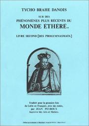 Front cover of Tycho Brahe Danois, sur des phénomènes plus récents du monde éthéré by Tycho Brahe