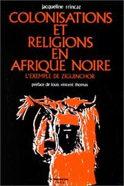 Front cover of Colonisations et religions en Afrique noire by Jacqueline Trincaz