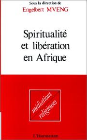 Cover of Spiritualité et libération en Afrique by Engelbert Mveng