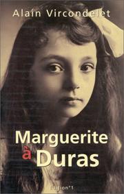 Cover of Marguerite Duras by Alain Vircondelet