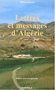 Front cover of Lettres et messages d'Algérie by Pierre Claverie