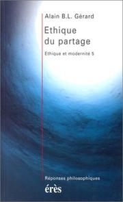 Front cover of Ethique et modernité by Alain B. L. Gérard