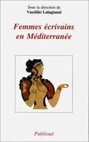 Cover of Femmes écrivains en Méditerranée by Unknown