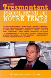 Cover of Problèmes de notre temps by Claude Tresmontant