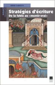 Cover of Stratégies d'écriture by Serge Cabioc'h