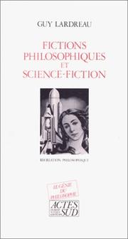Front cover of Fictions philosophiques et science-fiction by Guy Lardreau