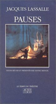 Cover of Pauses by Jacques Lassalle