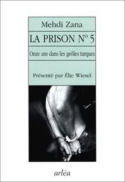 Front cover of La prison no 5 by Mehdi Zana