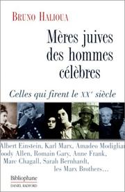 Front cover of Mères juives des hommes célèbres by Bruno Halioua