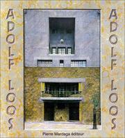 Cover of Adolf Loos 1870-1933 by Adolf Loos