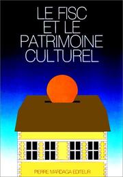 Front cover of Le fisc et le patrimoine culturel by Edgard Goedleven