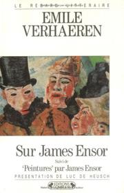 Cover of James Ensor by Emile Verhaeren